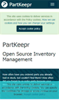 Mobile Screenshot of partkeepr.org